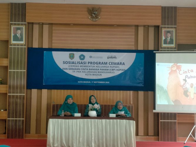 Kegiatan Sosialisasi Program Cemara dari TP PKK Kelurahan Manguharjo