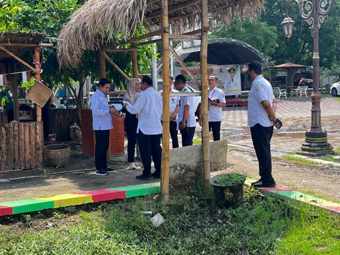 Wakil Walikota Madiun Bersama Sekretaris Daerah Cek Kesiapan Kunjungan Ketau TP PKK Provinsi Jawa Timur di Kelurahan Manguharjo