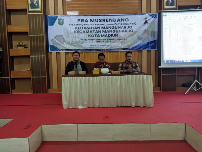 Pra Musrenbang Kelurahan Manguharjo