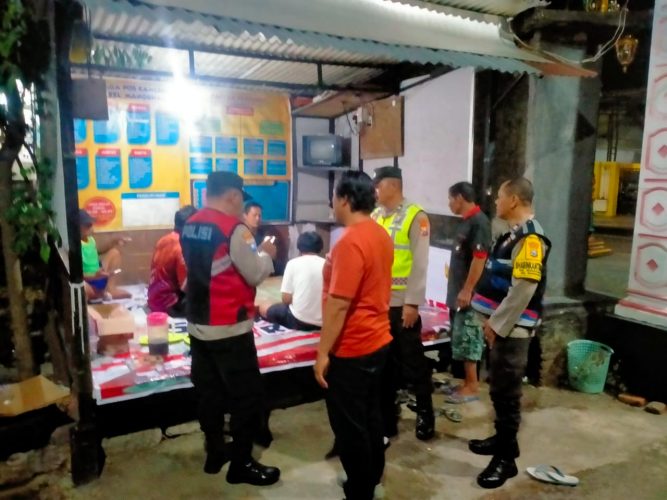 Polsek Manguharjo Monitoring Trantibum Di Wilayah Kelurahan Manguharjo